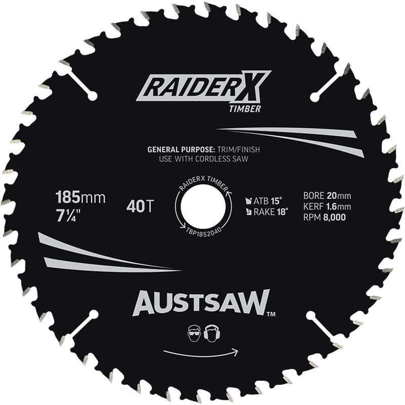 Predator Saw Blade 185mm x 40T