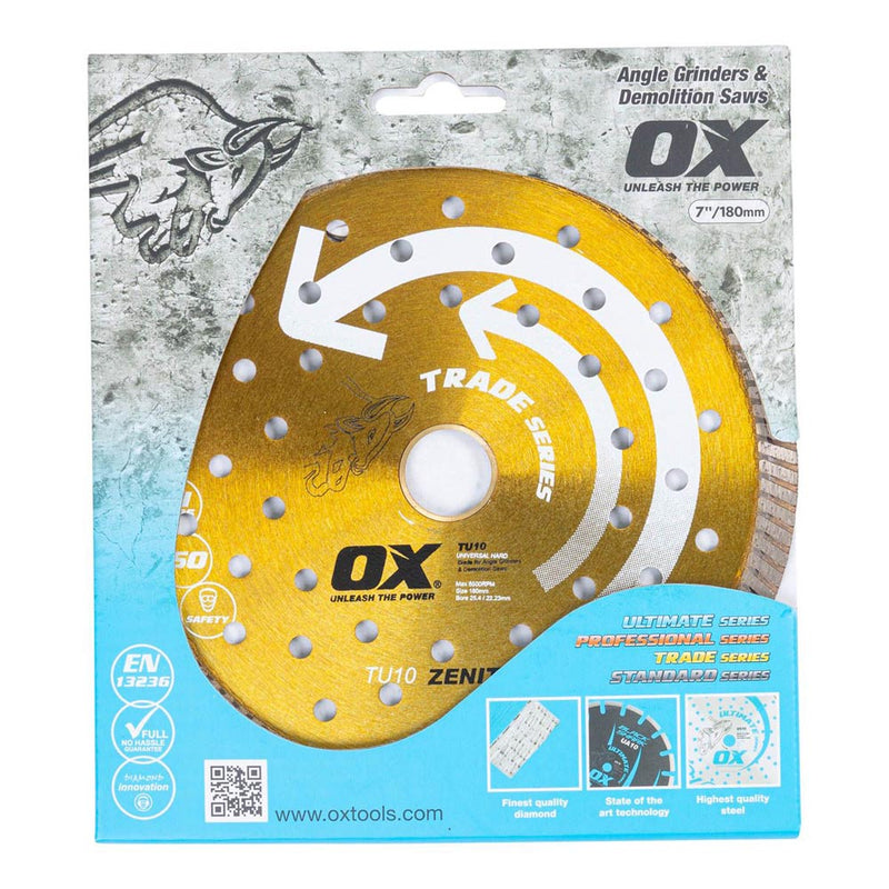 Premium Turbo Segmented Blade 180mm OX
