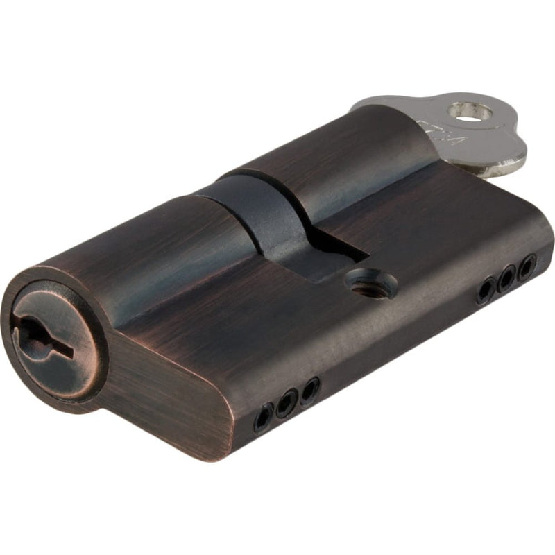 ** N/A - Limited Stock** Euro Cylinder Key Key 3 Pin Antique Copper L45mm