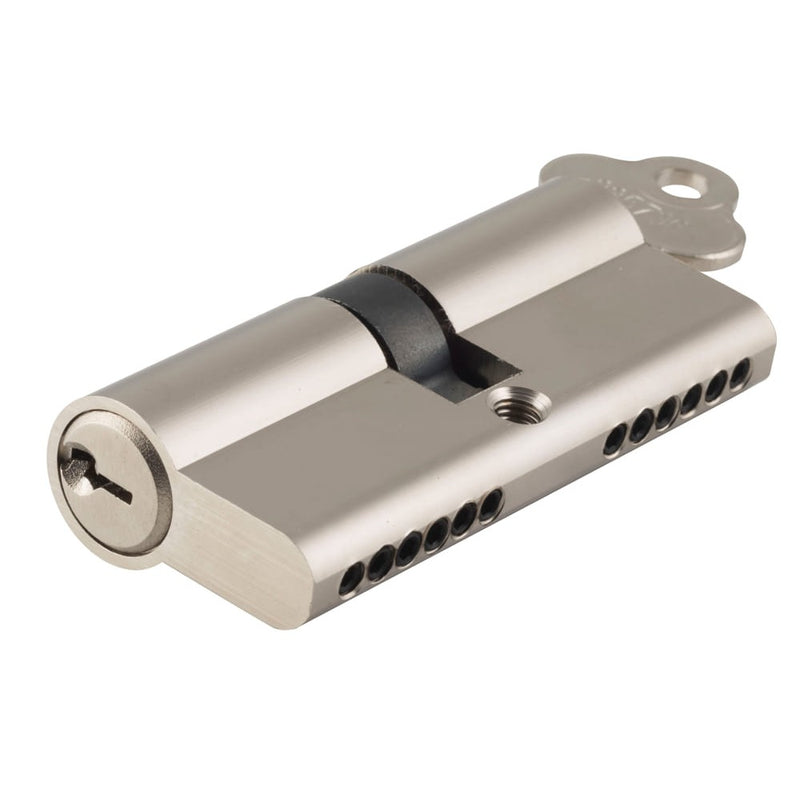 ** N/A - Limited Stock** Euro Cylinder Key Key 6 Pin Satin Nickel 70mm
