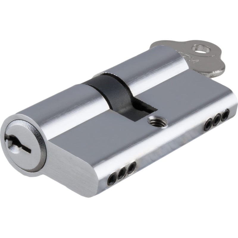 ** N/A - Limited Stock** Euro Cylinder Key Key 3 Pin Chrome Plate 45mm