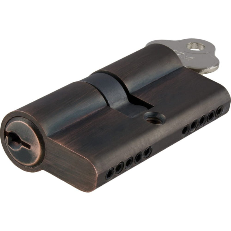 ** N/A - Limited Stock** Euro Cylinder Dual Function 5 Pin Antique Copper 65mm