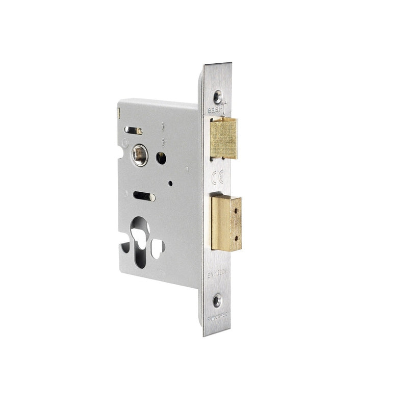 Mortice Lock Euro Stainless Steel CTC47.5mm Backset 57mm Zanda