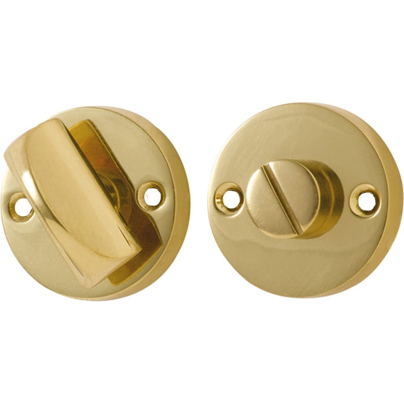 Privacy Turn Round Polished Brass
