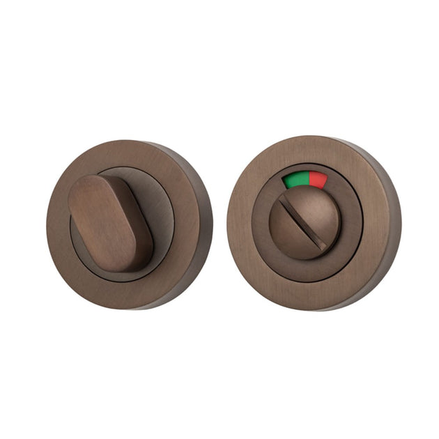 Privacy Turn Oval with Indicator Concealed Fix Round Signature Brass ...