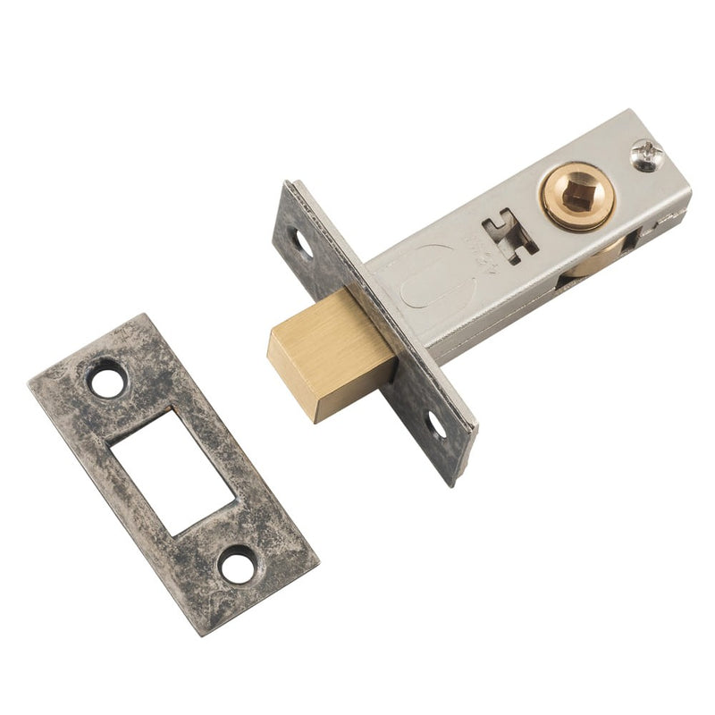 Privacy Bolt Rumbled Nickel Backset 45mm