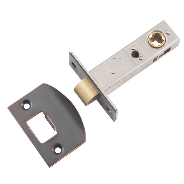 Tube Latch Split Cam 'D' Striker Antique Copper Backset 60mm ...