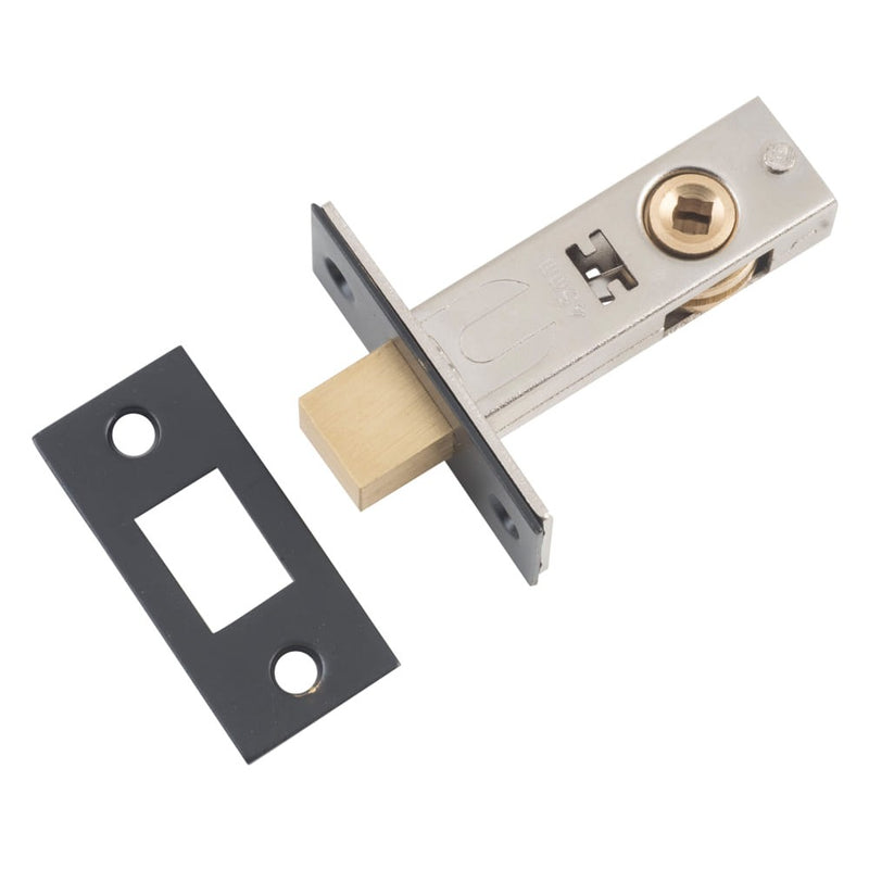 Privacy Bolt Matt Black Backset 45mm