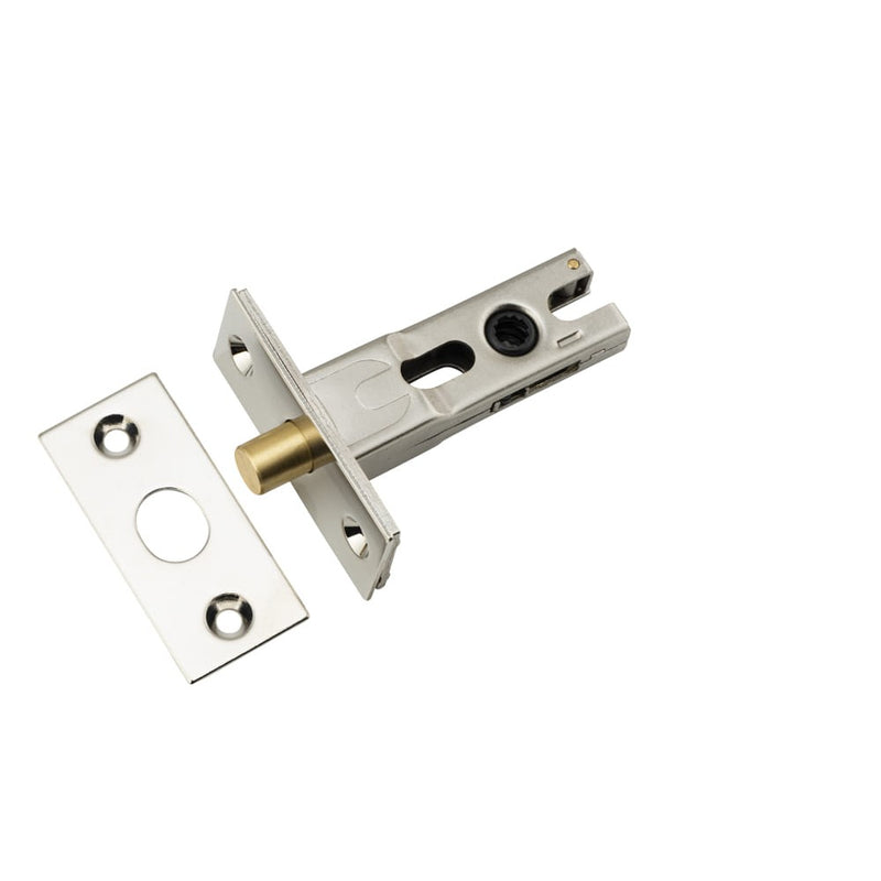 Privacy Bolt Round Bolt Polished Nickel Backset 45mm