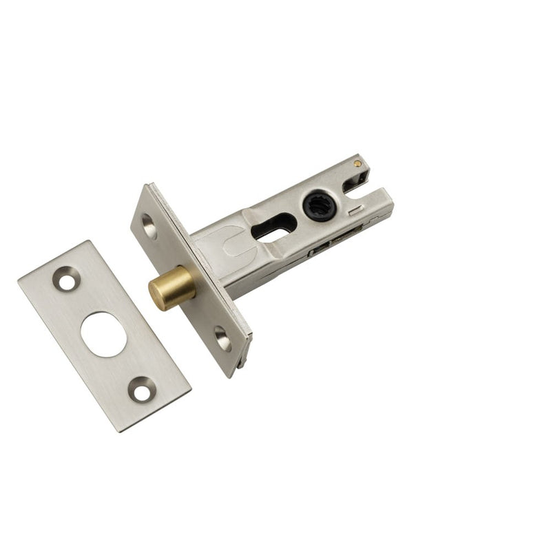 Privacy Bolt Round Bolt Satin Nickel Backset 45mm
