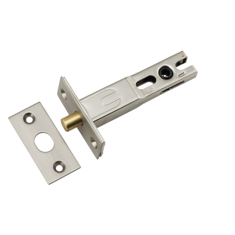 Privacy Bolt Round Bolt Satin Nickel Backset 70mm