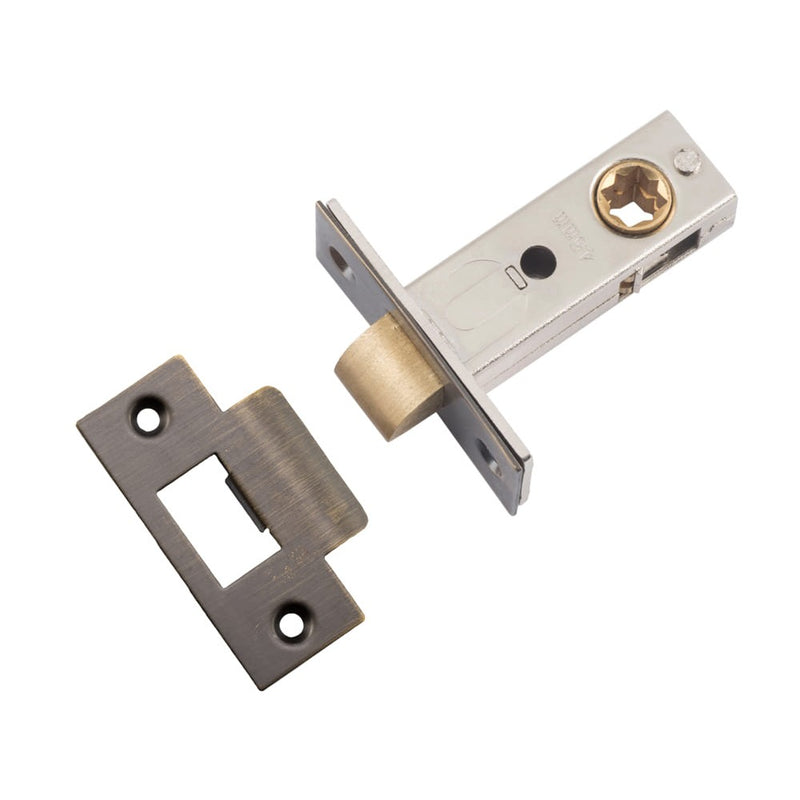 Tube Latch Split Cam Hard Sprung 'T' Striker Signature Brass Backset 45mm