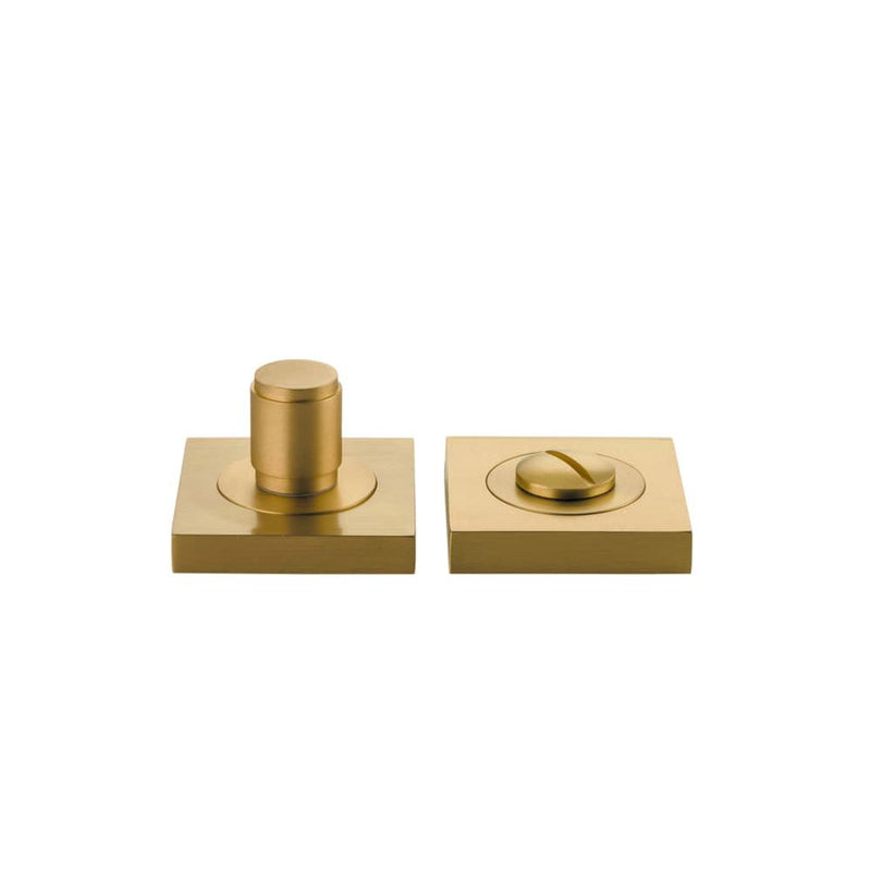 Privacy Turn Berlin Concealed Fix Square Brushed Brass