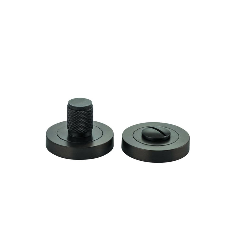 Privacy Turn Brunswick Concealed Fix Round Knurled Signature Brass D52xP35mm