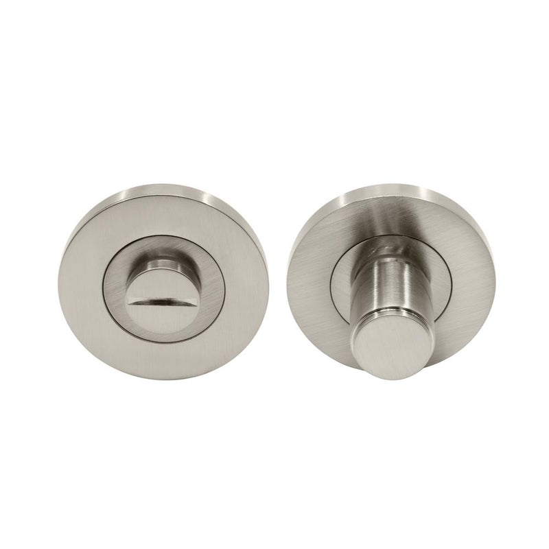 Windsor Privacy Turn & Release Brushed Nickel