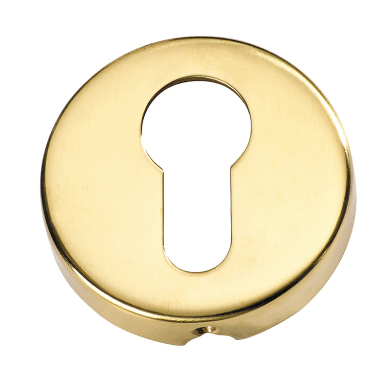 Escutcheon Sheet Brass Euro Polished Brass