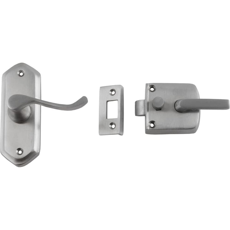 Screen Door Latch Right Hand External Satin Chrome