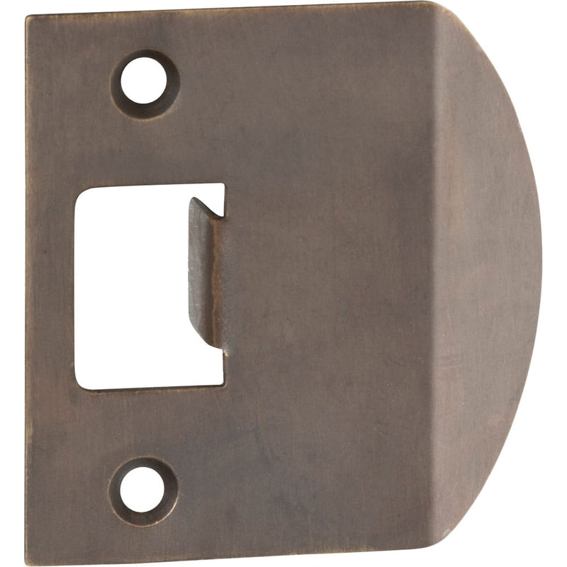 Extended Striker For Tube Latch Universal 'D' Antique Brass H56xW53mm