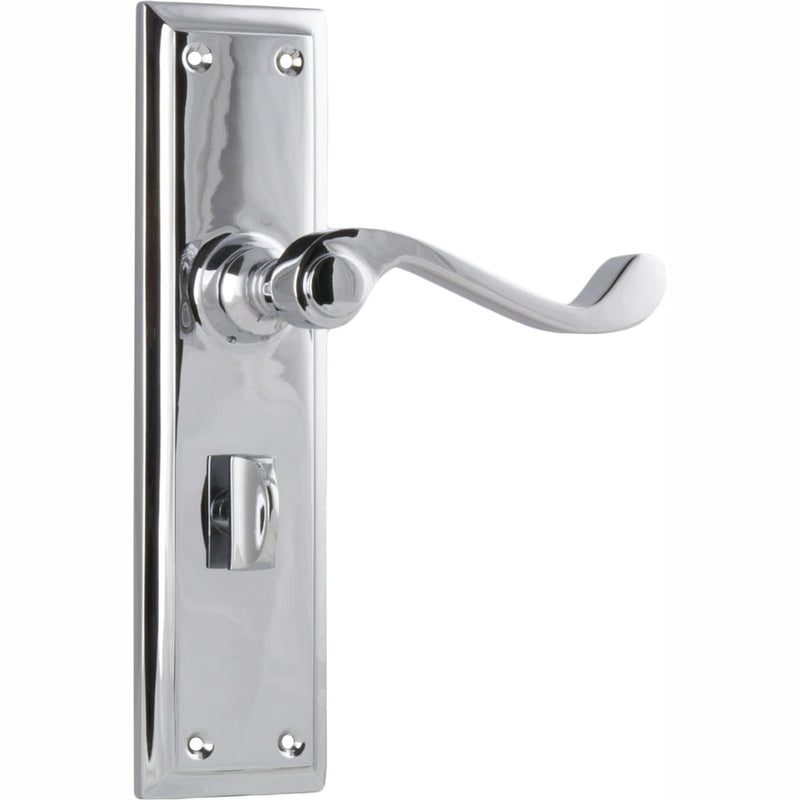 Door Lever Milton Privacy Pair Chrome Plated