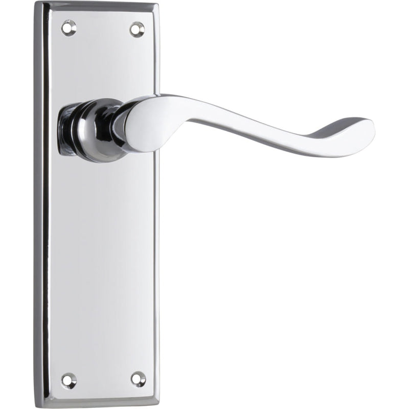 Door Lever Camden Latch Pair Chrome Plated