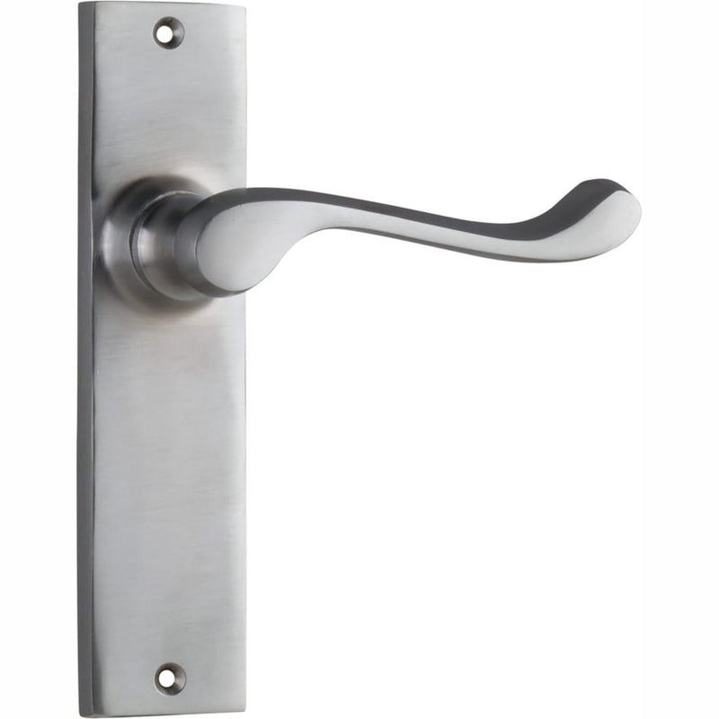 Door Lever Fremantle Latch Pair Satin Chrome