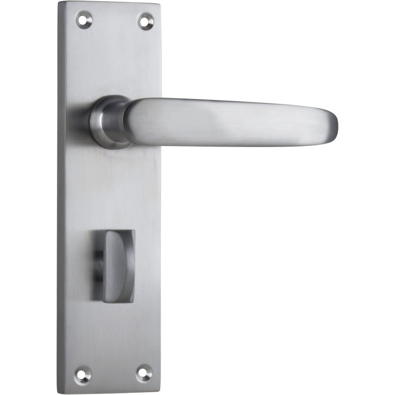 Door Lever Balmoral Privacy Pair Satin Chrome