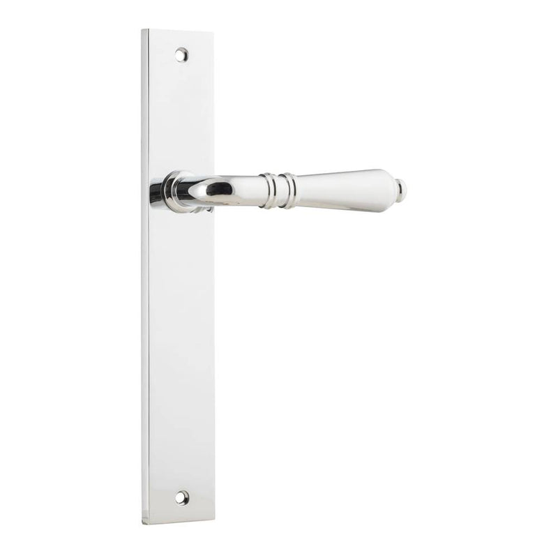 Door Lever Sarlat Rectangular Latch Polished Chrome