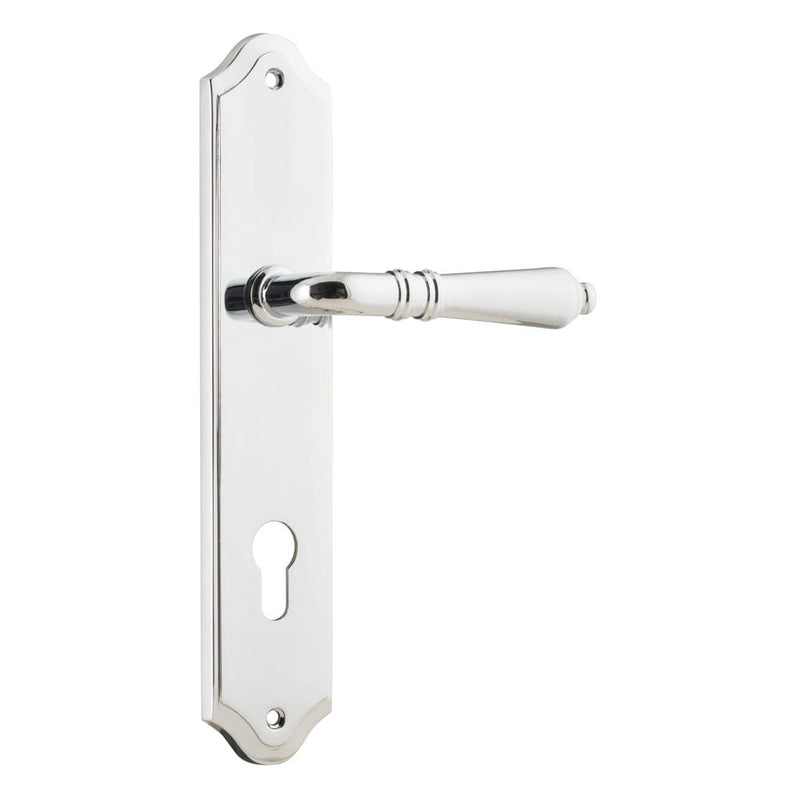 Door Lever Sarlat Shouldered Euro Polished Chrome