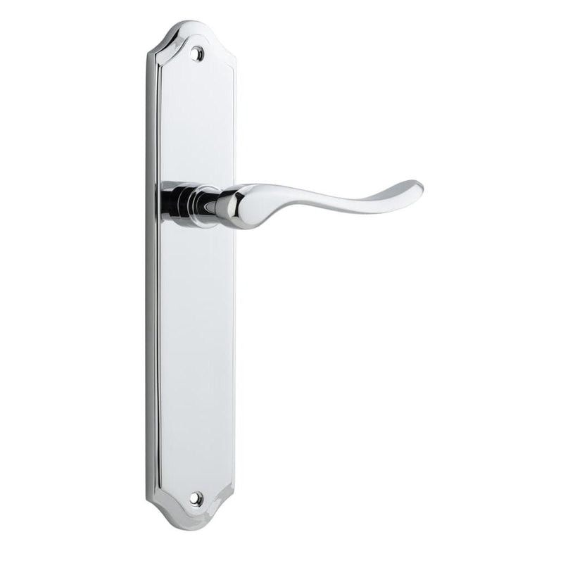 Door Lever Stirling Shouldered Latch Pair Polished Chrome