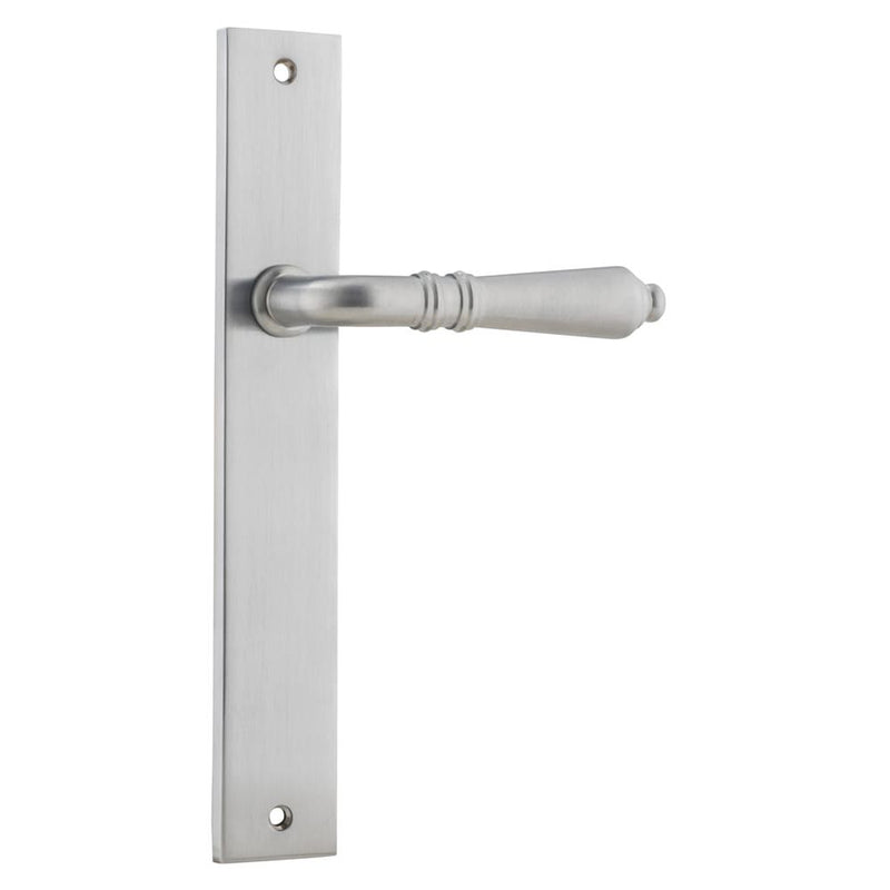 Door Lever Sarlat Rectangular Latch Brushed Chrome