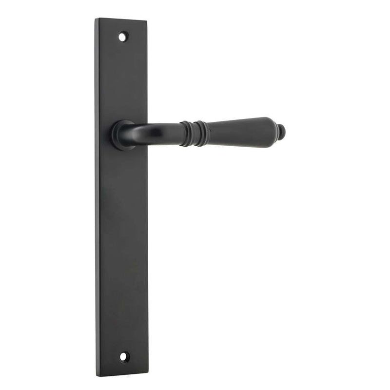 Door Lever Sarlat Rectangular Latch Matt Black