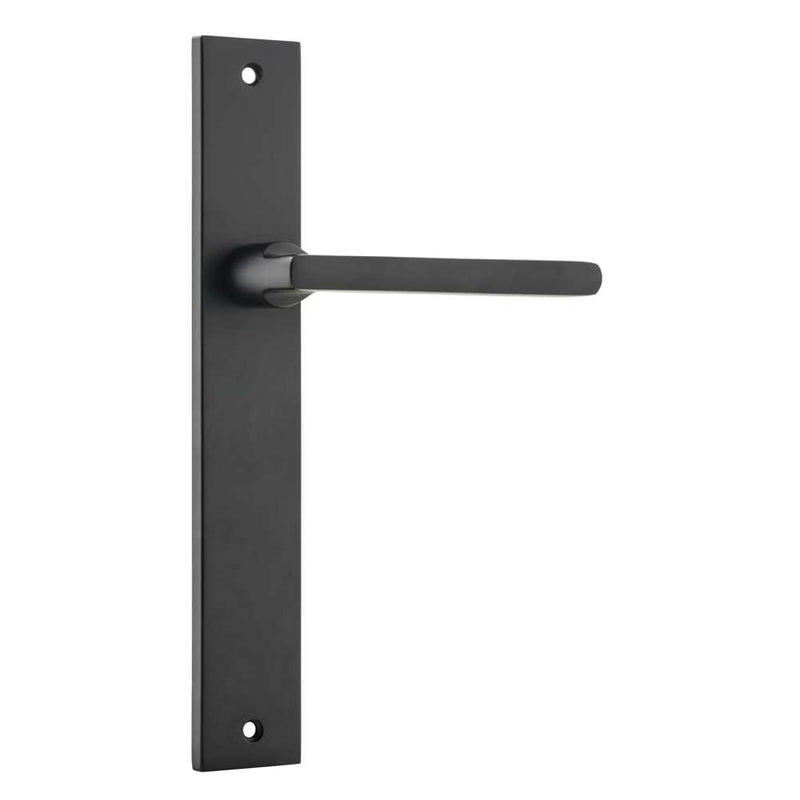 Door Lever Baltimore Rectangular Latch Matt Black