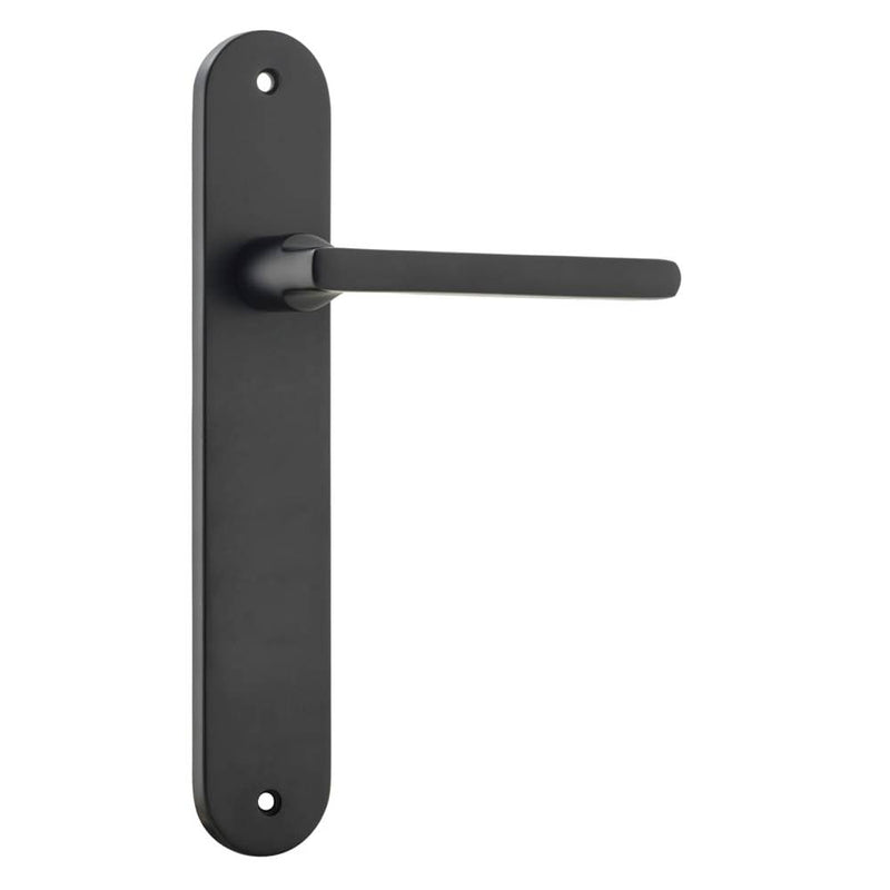 Door Lever Baltimore Oval Latch Matt Black