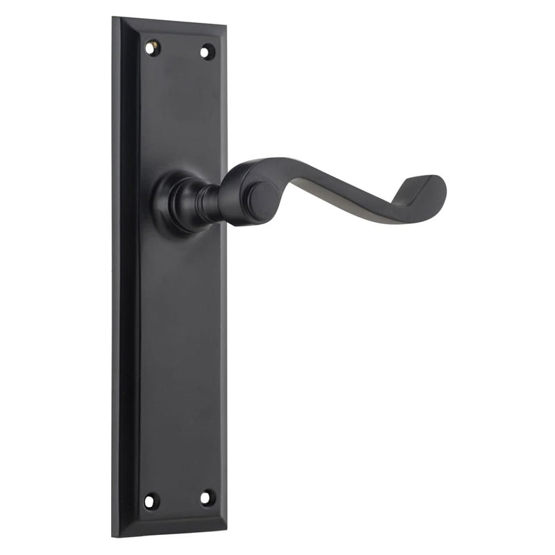 Door Lever Milton Latch Pair Matt Black