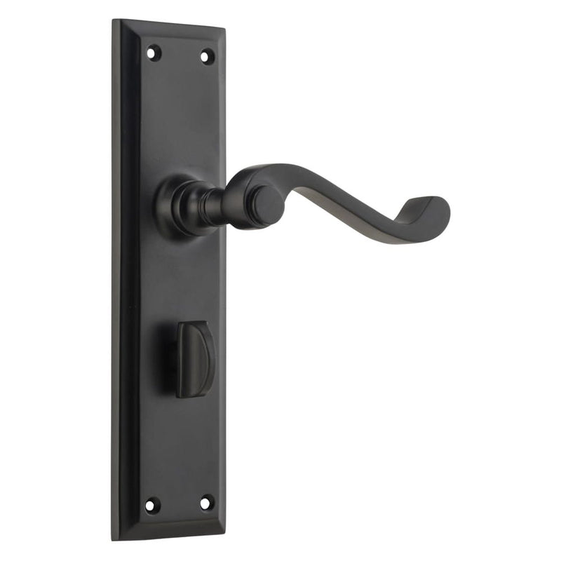Door Lever Milton Privacy Pair Matt Black