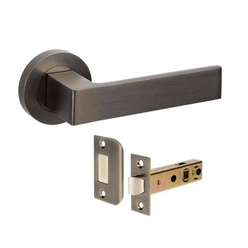 Zanda Boston Privacy Set Graphite Nickel