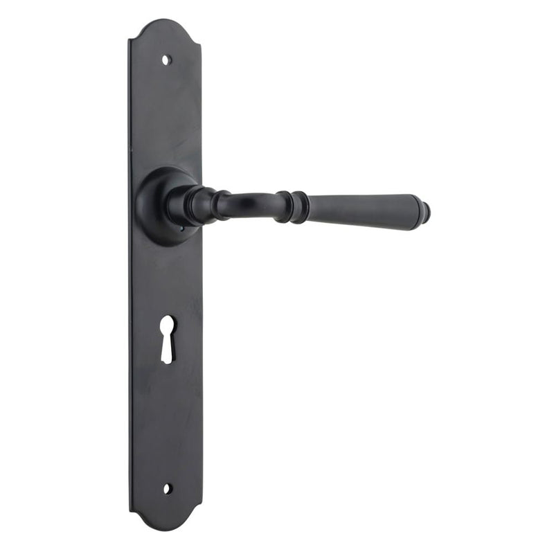 Door Lever Reims Lock Pair Matt Black