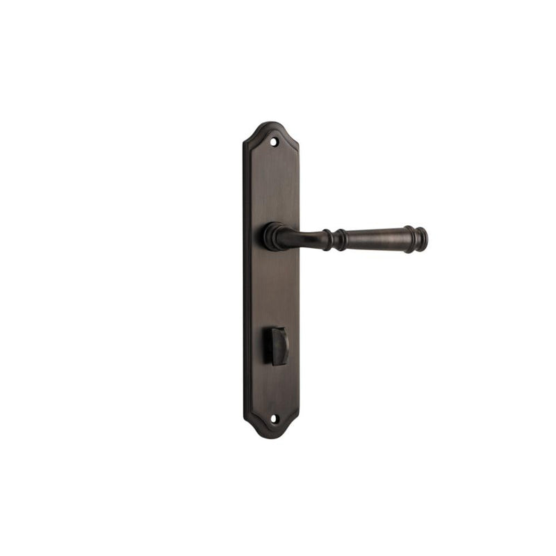 Door Lever Verona Shouldered Privacy Signature Brass