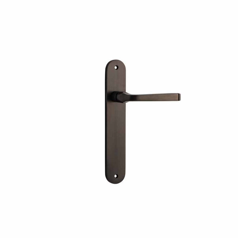 Door Lever Annecy Oval Latch Signature Brass