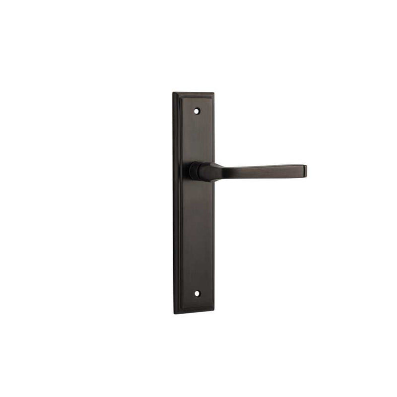 Door Lever Annecy Stepped Latch Signature Brass