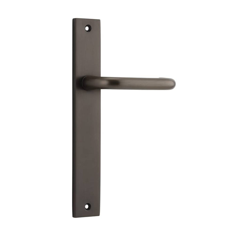 Door Lever Oslo Rectangular Latch Signature Brass