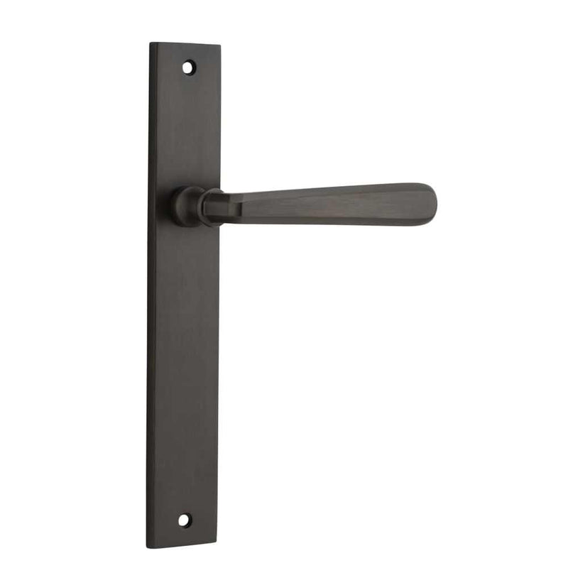 Door Lever Copenhagen Rectangular Latch Pair Signature Brass
