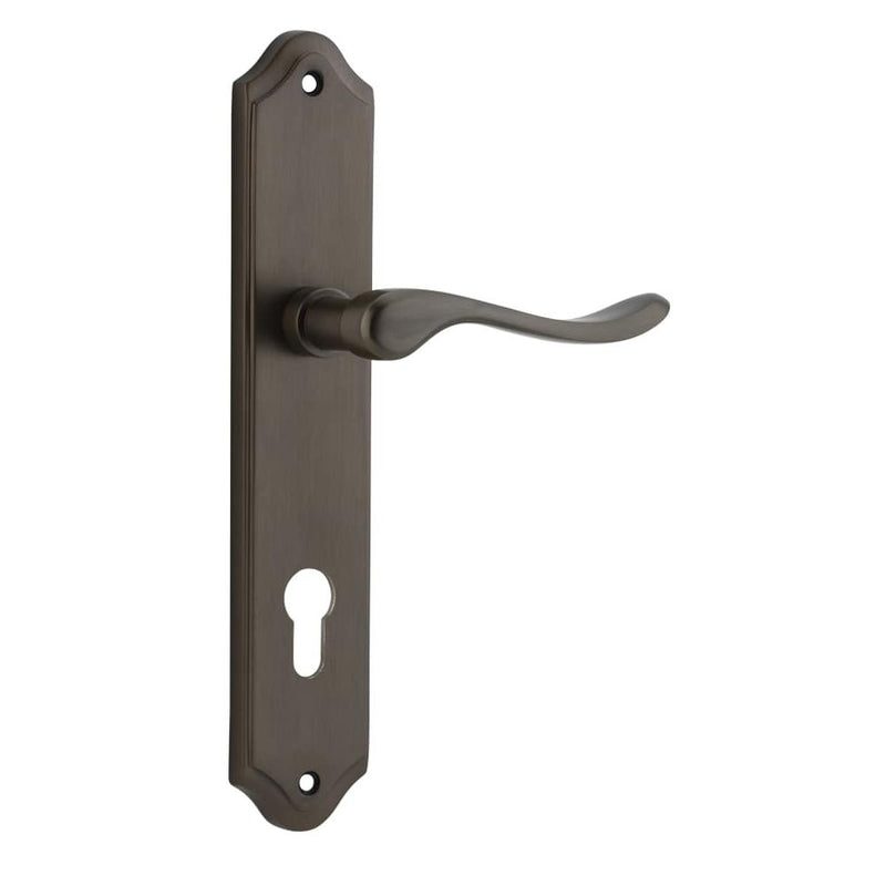 Door Lever Stirling Shouldered Euro Pair Signature Brass