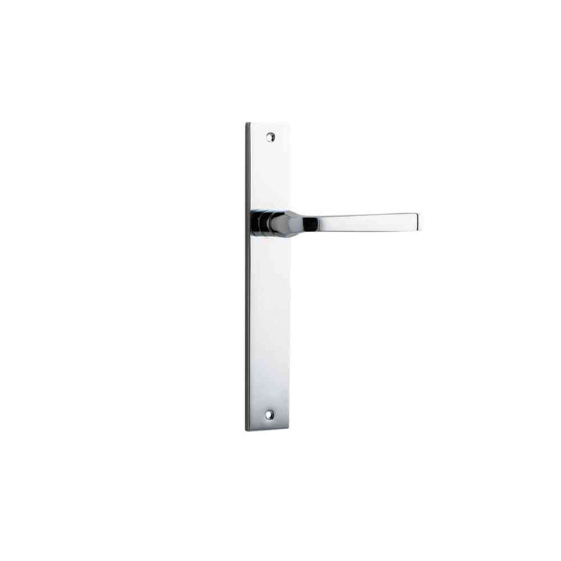 Door Lever Annecy Rectangular Latch Polished Chrome