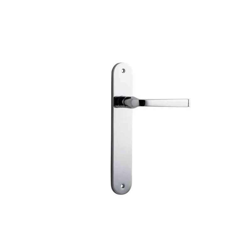 Door Lever Annecy Oval Latch Polished Chrome