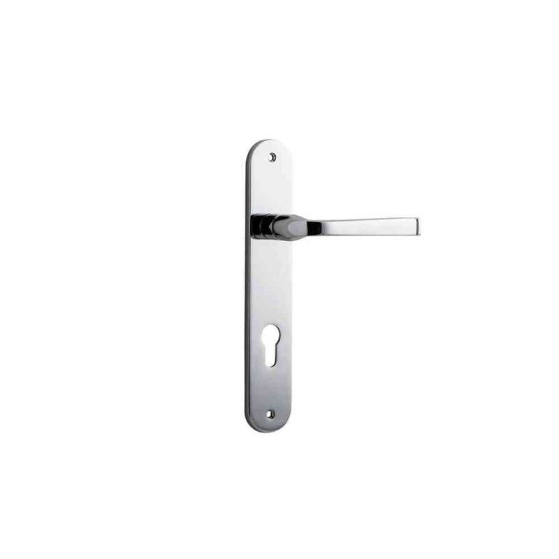 Door Lever Annecy Oval Euro Polished Chrome