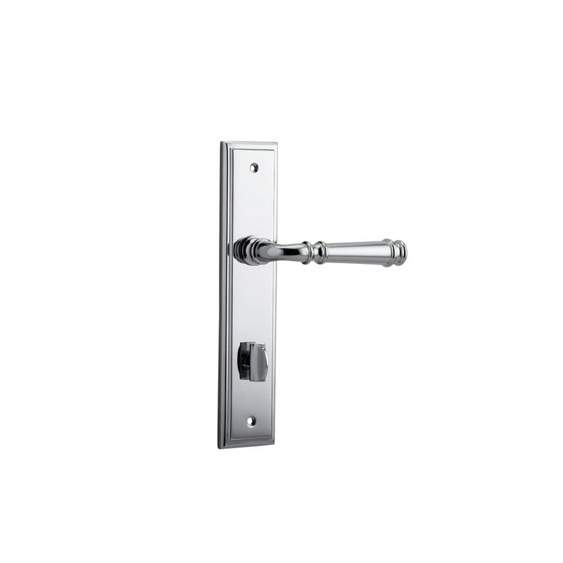 Door Lever Verona Stepped Privacy Polished Chrome