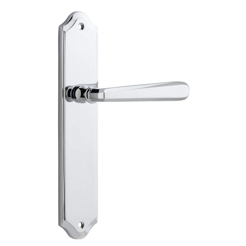 Door Lever Copenhagen Shouldered Latch Pair Polished Chrome