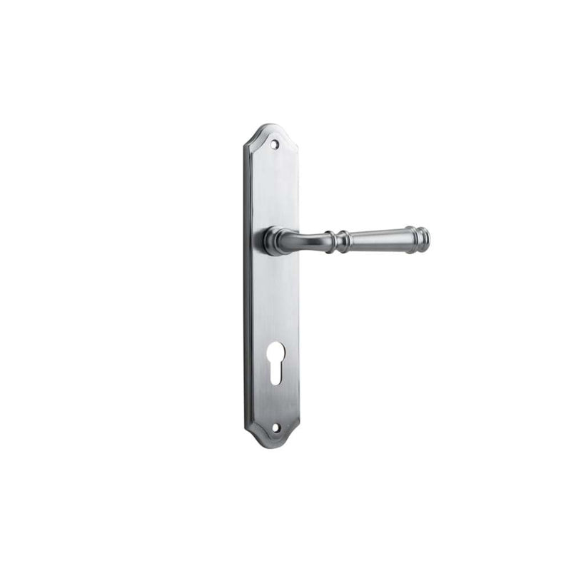 Door Lever Verona Shouldered Euro Brushed Chrome