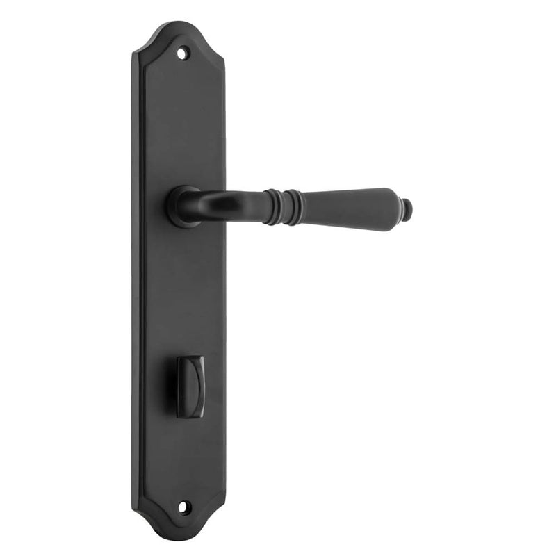 Door Lever Sarlat Shouldered Privacy Matt Black